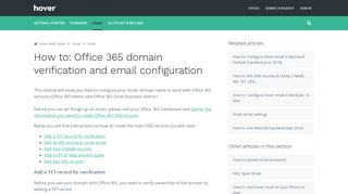 
                            13. How to: Office 365 domain verification and email ...