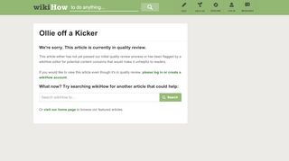 
                            12. How to Ollie off a Kicker: 11 Steps (with Pictures) - wikiHow