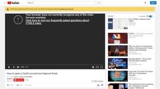 
                            6. How to open a CashU account and deposit funds - YouTube