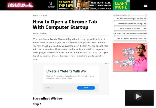 
                            5. How to Open a Chrome Tab With Computer Startup | It Still Works