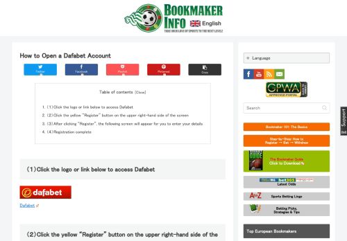 
                            10. How to Open a Dafabet Account