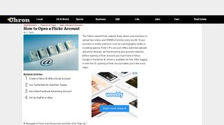 
                            11. How to Open a Flickr Account | Chron.com