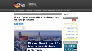 
                            6. How to Open a German Bank Blocked Account for Foreign ...