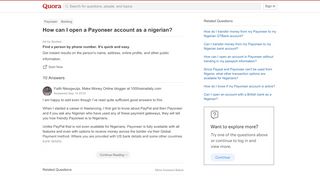 
                            11. How to open a Payoneer account as a nigerian - Quora