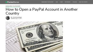 
                            13. How to Open a PayPal Account in Another Country | Pocket Sense