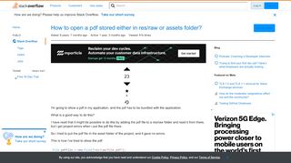 
                            4. How to open a pdf stored either in res/raw or assets folder ...