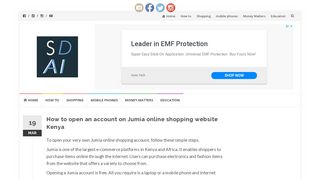 
                            8. How to open an account on Jumia online shopping website Kenya ...