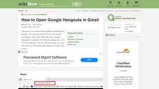 
                            7. How to Open Google Hangouts in Gmail: 5 Steps (with Pictures)