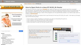 
                            7. How to Open Ports in a Asus RT-N12E_B1 Router - Port Forward