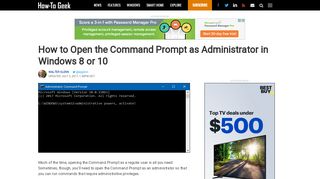 
                            8. How to Open the Command Prompt as Administrator in Windows 8 ...