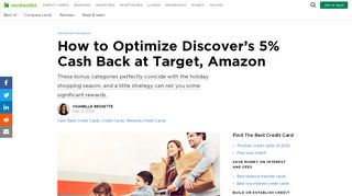 
                            9. How to Optimize Discover's 5% Cash Back at Target, Amazon ...