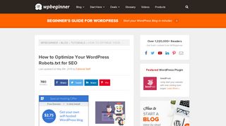 
                            10. How to Optimize Your Robots.txt for SEO in WordPress (Beginner's ...