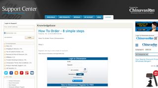 
                            9. How To Order - 8 simple steps - Chinavasion