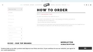 
                            4. How to order - KICKZ.com