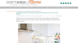 
                            10. How to Order Young Living Essential Oils - Don't Mess with Mama
