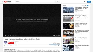 
                            6. How to Pair your Android Phone to Chevrolet MyLink Radio - YouTube