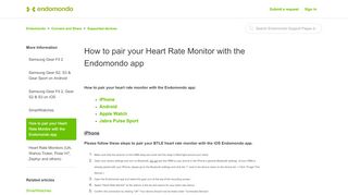 
                            12. How to pair your Heart Rate Monitor with the Endomondo app ...
