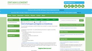
                            4. How to Participate and Register on Giversforum ~ ENTANGLEMENT