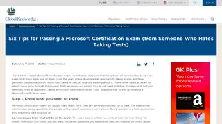 
                            9. How to Pass a Microsoft Certification Exam | Global Knowledge