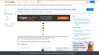 
                            1. How to pass an additional parameter with spring security login ...