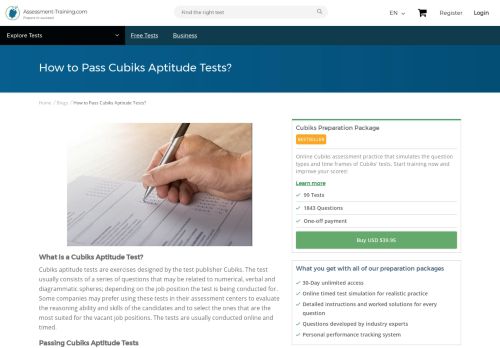 
                            10. How to Pass Cubiks Aptitude Tests? - Assessment-Training.com