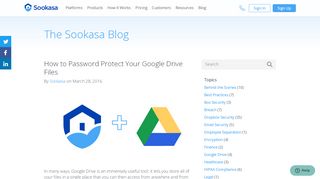 
                            5. How to Password Protect Your Google Drive Files - Sookasa