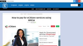 
                            12. How to pay for eCitizen services using MPESA | Kachwanya.com ...