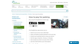 
                            13. How to pay for parking | City of Vancouver