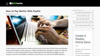 
                            1. How to Pay Netflix With PayPal | It Still Works