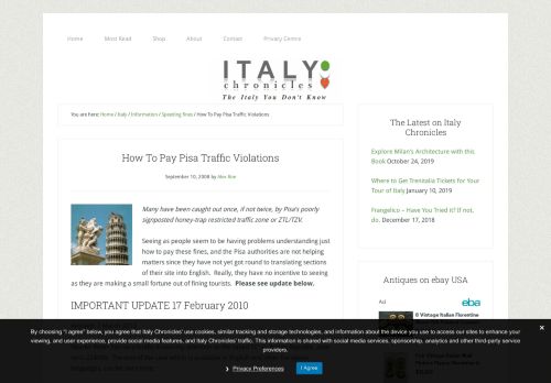 
                            6. How To Pay Pisa Traffic Violations - Italy Chronicles