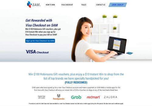 
                            5. How to pay with Visa Checkout on SAM! - SingPost SAM