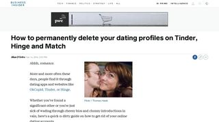 
                            11. How to permanently delete your dating profile Tinder Hinge Match ...
