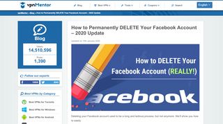 
                            3. How to Permanently DELETE Your Facebook Account – 2019 Update
