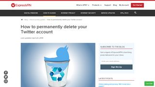 
                            10. How to Permanently Delete Your Twitter Account - ExpressVPN