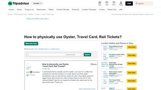 
                            12. How to physically use Oyster, Travel Card, Rail Tickets? - London ...