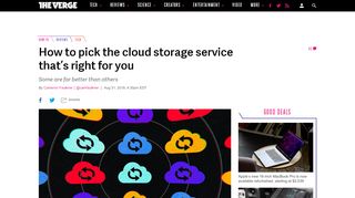 
                            12. How to pick the cloud storage service that's right for you - The Verge