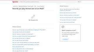 
                            8. How to play Animal Jam on an iPad - Quora