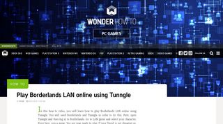 
                            11. How to Play Borderlands LAN online using Tunngle « PC Games ...