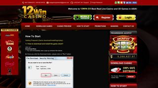 
                            5. How To Play Casino Games Online - 12win.co