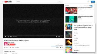 
                            7. How to play delugerpg Pokemon game - YouTube