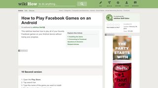 
                            8. How to Play Facebook Games on an Android: 14 Steps (with Pictures)