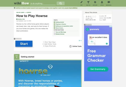 
                            6. How to Play Howrse (with Pictures) - wikiHow
