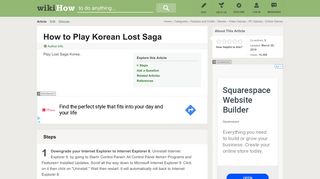 
                            7. How to Play Korean Lost Saga - wikiHow