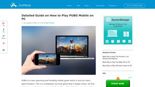 
                            13. How to Play PUBG Mobile on PC - AirMore