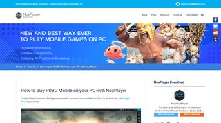 
                            13. How to play PUBG Mobile on your PC with NoxPlayer | ...