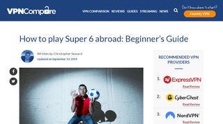
                            4. How to play Super 6 abroad: Beginner's Guide - VPN Compare