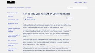 
                            1. How To Play your Account on Different Devices – Heroes of Dragon ...