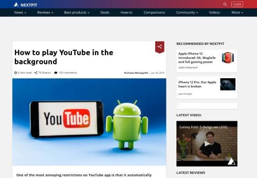 
                            6. How to play YouTube in the background | AndroidPIT