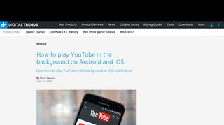 
                            10. How to Play YouTube in the Background on Android and iOS | Digital ...