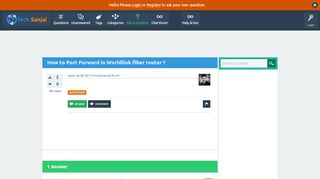
                            11. How to Port Forward in Worldlink fiber router ? - Tech Sanjal